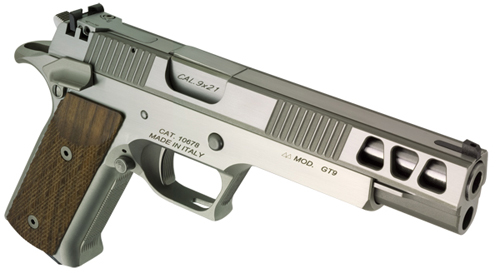 Pardini GT 9, 6 inch, Cal. 9 mm, Silver, NRA, IPSC