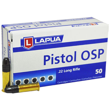 Lapua Pistol OSP .22LR Ammunition, 50rds